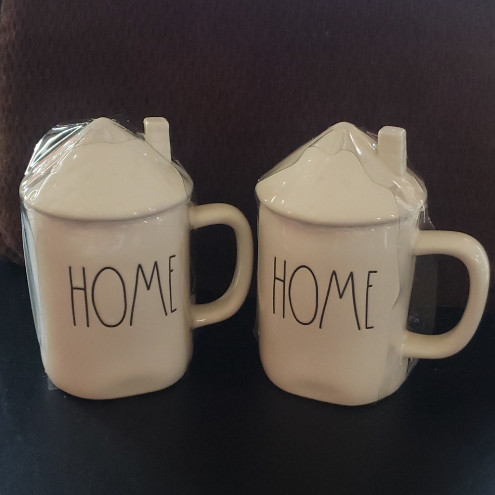 RAE DUNN "HOME" MUGS
